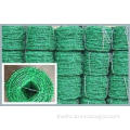 Electro Soft PVC Coated Barbed Wire Netting With Double Str